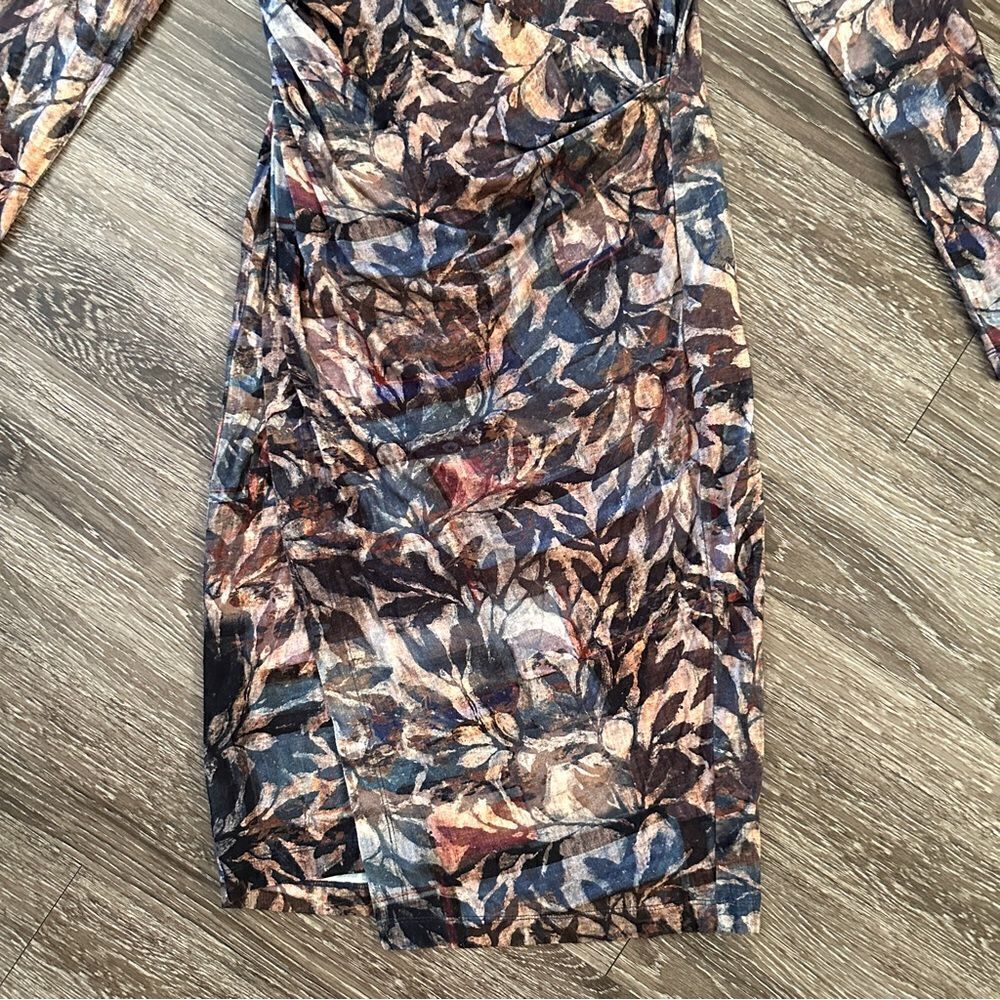 Peruvian Connection faux wrap shadow vine dress - Picture 2 of 9